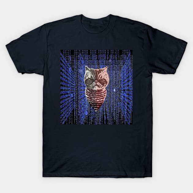 Hacker Cat Cyber Security Classic T-Shirt by jaml-12